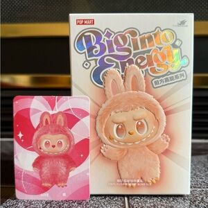 New 100% Authentic “The Monsters” Big Into Energy Labubu in Love 💘